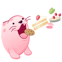 Hungry Pink GIF by Bare Tree Media