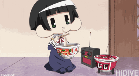 hungry ramen noodles GIF by HIDIVE