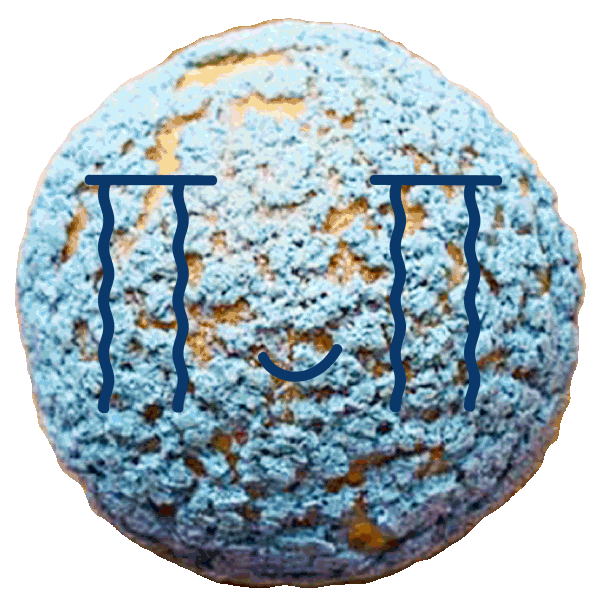 Choux Puff Crying Sticker by The 1872 Clipper Tea Co.