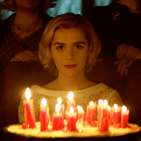 happy birthday candles GIF by Chilling Adventures of Sabrina