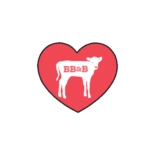 Cow Love Sticker by BB&Burgers / ББ&Бургерс