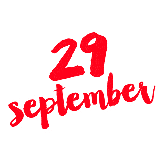 29 September Heart Sticker by hartstichting