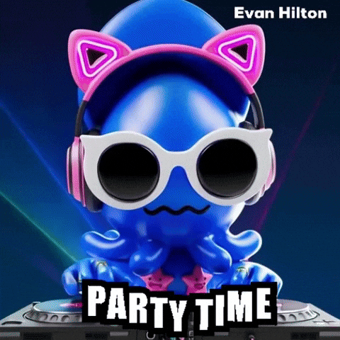 Celebrate Playing Music GIF by Evan Hilton