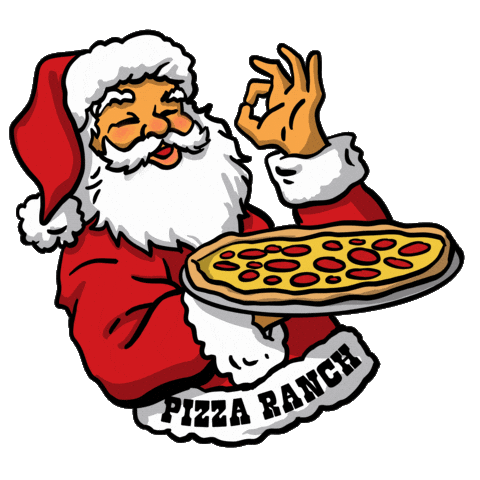 Merry Christmas Sticker by Pizza Ranch