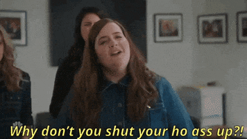 aidy bryant why dont you shut your ho ass up GIF by Saturday Night Live
