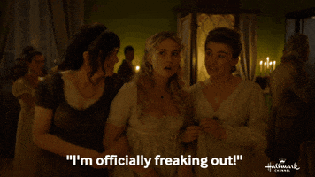 Freaking Out Pride And Prejudice GIF by Hallmark Channel