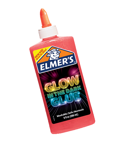 Pink Glow Sticker by Elmer's Products