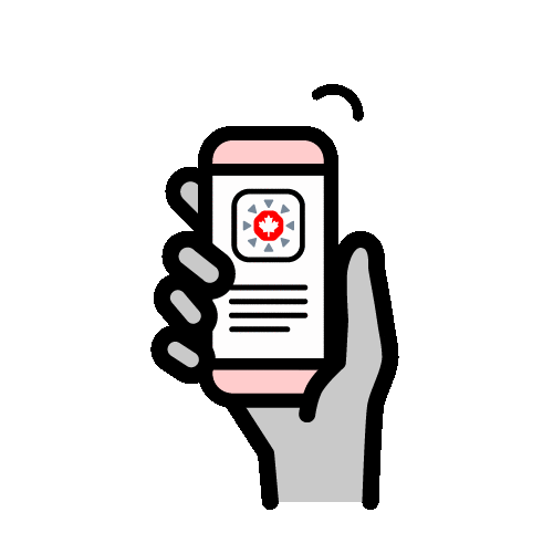 Canadiens en santé Sticker