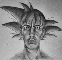 Goku Shocked GIF