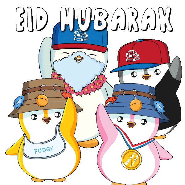 Eid Al Fitr Penguin Sticker by Pudgy Penguins