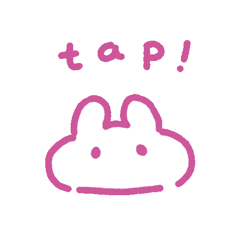 Bunny Tap Sticker
