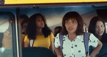 nervous school bus GIF by Dora and the Lost City of Gold