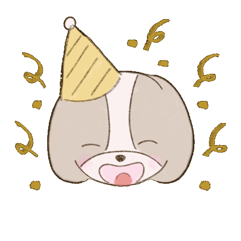 Dog 誕生日 Sticker