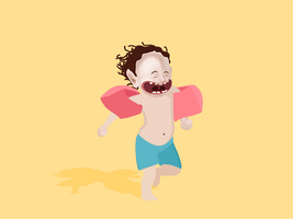 animation swimming GIF by Rory