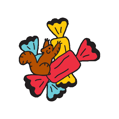 Squirrel Truffles Sticker by Maeve Chocolate