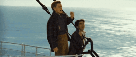 Titanic Leonardo Dicaprio GIF by Top 100 Movie Quotes of All Time