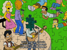 marge simpson puzzle GIF