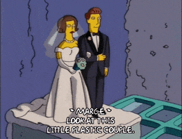 Season 9 Bride GIF by The Simpsons