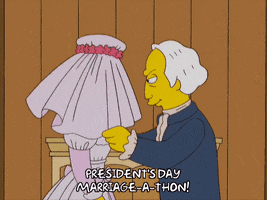 Episode 4 Marriage GIF by The Simpsons