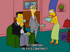 homer simpson blue-haired lawyer GIF