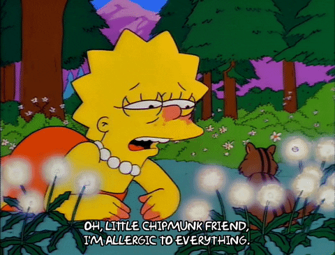 Allergic Lisa Simpson GIF - Find & Share on GIPHY