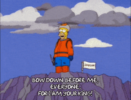 proud homer simpson GIF