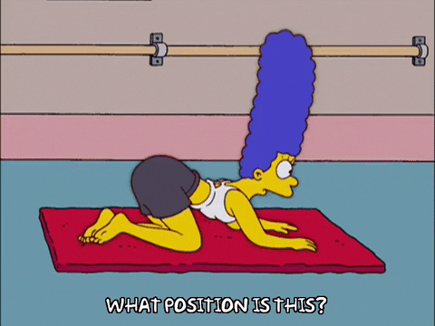 Marge-simpson-yoga GIFs - Get the best GIF on GIPHY