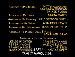 Season 3 Credits GIF by The Simpsons