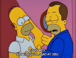 Season 3 Hugging GIF by The Simpsons