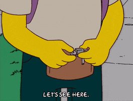 Looking Down Episode 17 GIF by The Simpsons