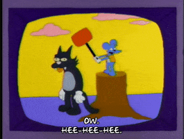 Panting Season 4 GIF by The Simpsons