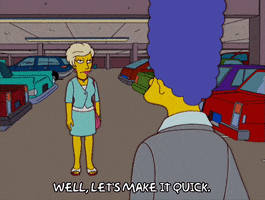 marge simpson cars GIF