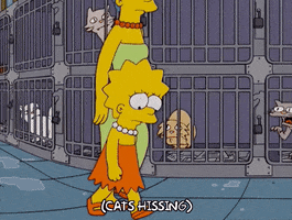 hissing marge simpson GIF