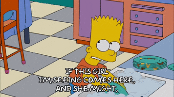 Episode 17 Washing Dishes GIF by The Simpsons