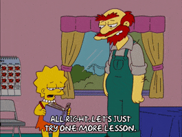 Lisa Simpson Book GIF by The Simpsons