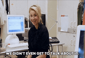 we didn't even get to talk about it whitney port GIF by The Hills