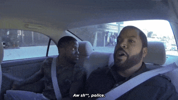 Kevin Hart Police GIF
