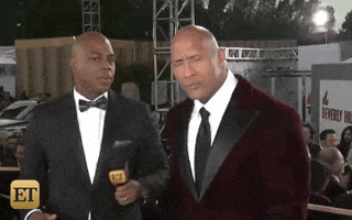 the rock wtf GIF by Entertainment Tonight