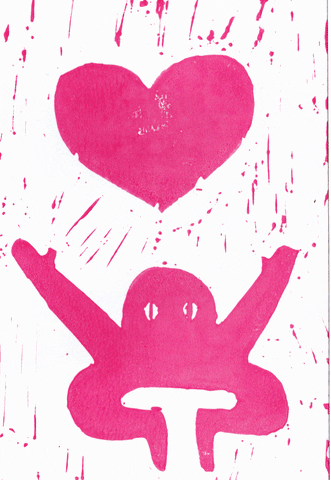i love you hearts GIF by Mia Page