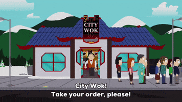 chinese food window GIF by South Park 