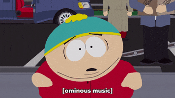 eric cartman fear GIF by South Park 
