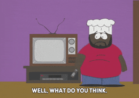 wondering chef jerome mcelroy GIF by South Park 