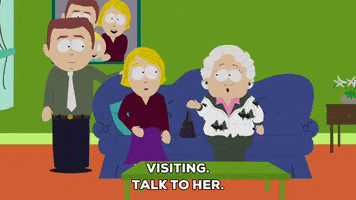 butters stotch grandma GIF by South Park 
