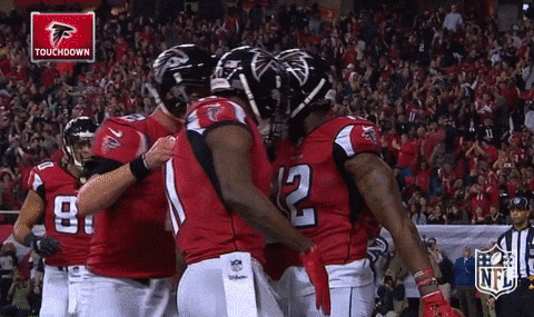 Atlanta Falcons Shaking Hands GIF by NFL - Find & Share on GIPHY