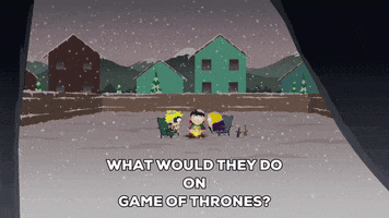 sitting game of thrones GIF by South Park 