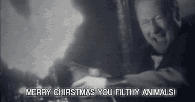 hek merryxmas you filthy animals GIF