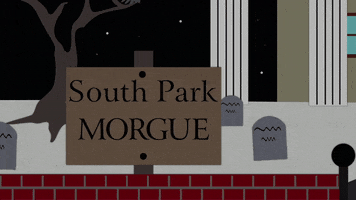 poop morgue GIF by South Park 