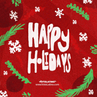 merry christmas happy holidays GIF by Voto Latino