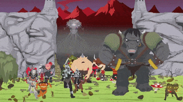 fear running away GIF by South Park 