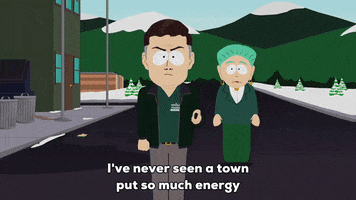 snow talking GIF by South Park 
